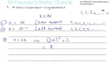 P2 new IAL Practice Paper C  Q7a  Proof by Deduction