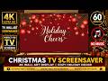 🎄 Christmas TV Screensaver 4K Wall Art Display | Cozy Holiday Decor 60 MIN