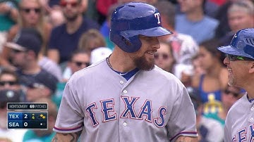 TEX@SEA: Hamilton singles home Fielder in the 4th