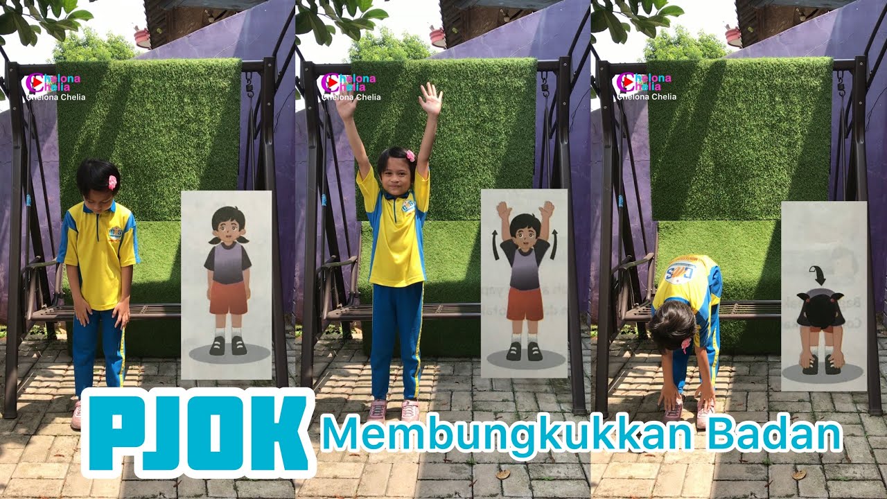 Pjok Kelas 2 Sd Olahraga Membungkukkan Badan Chelona Chelia Youtube