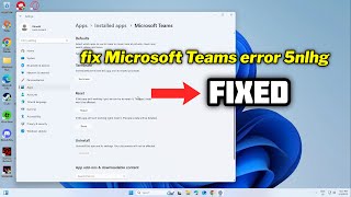 (FIXED) Microsoft Teams error 5nlhg in Windows