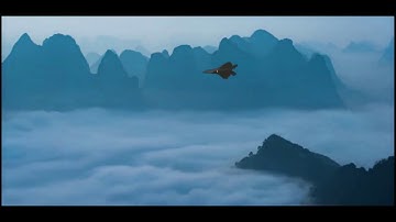 F22 Raptor  Flight Path Compilation of Blender F22 Animation