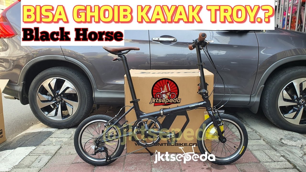 REVIEW SEPEDA LIPAT UNITED BLACK HORSE | Pesaing Element Troy