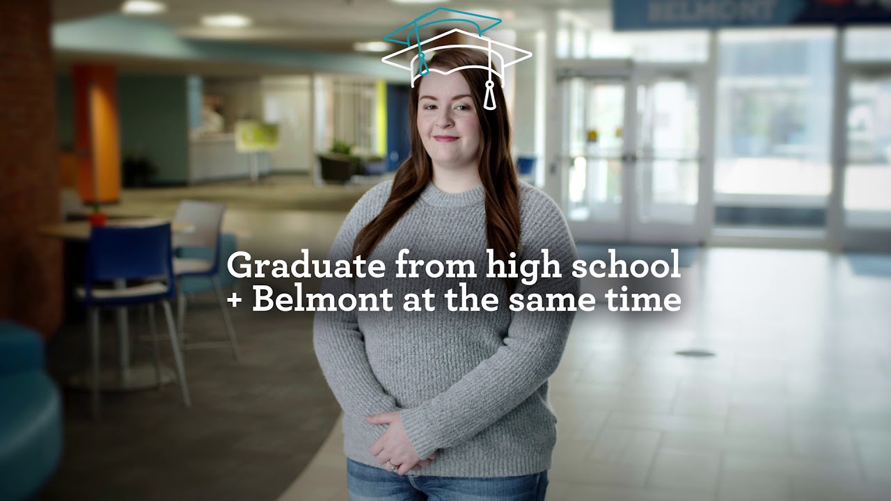 If you go to a public high school in Ohio, you can take Belmont College