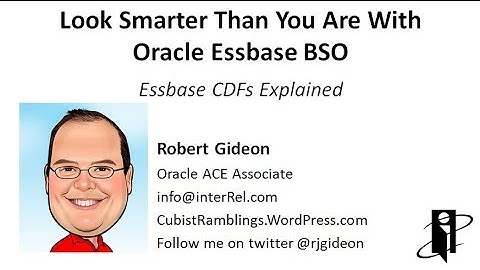 Essbase CDFs Explained