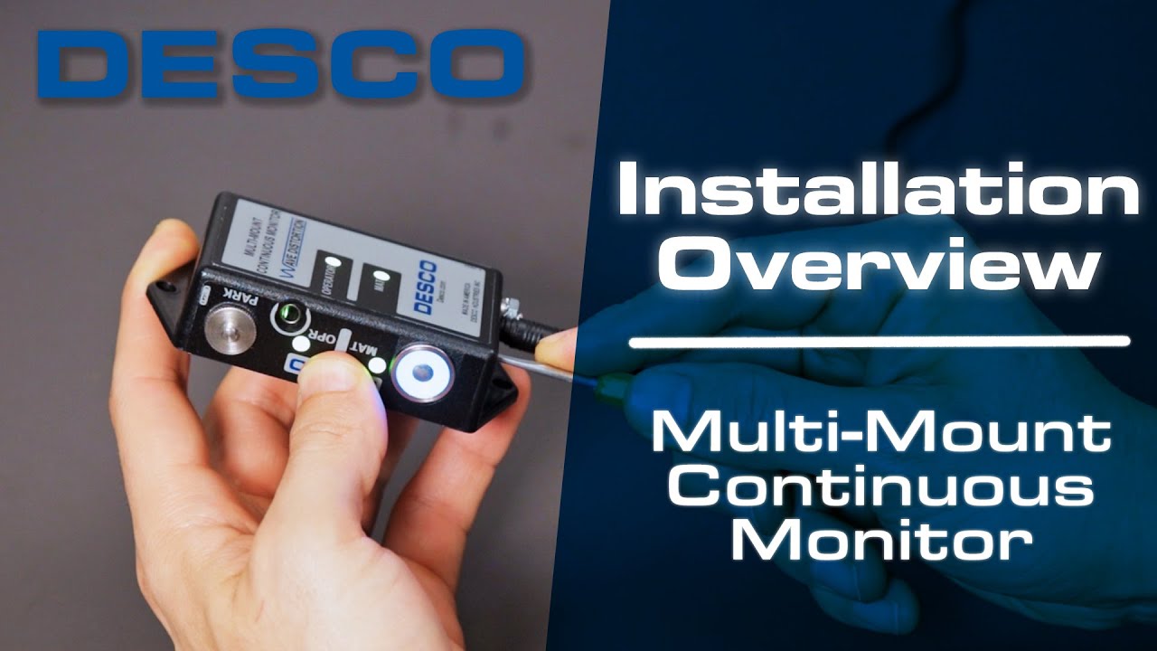 Desco Multi-Mount Continuous Monitor - Installation Tutorial - YouTube