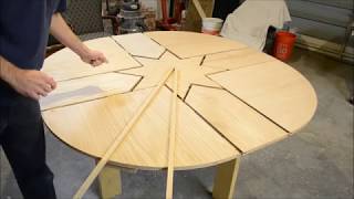 DIY Plywood Expanding Table