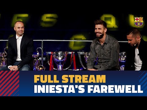 FULL STREAM | Institutional farewell for Andrés Iniesta at the Camp Nou