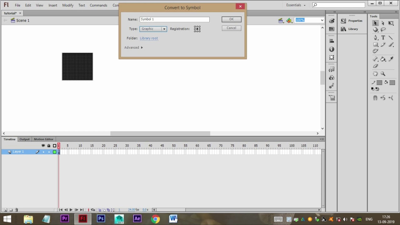 Tutorial 0.1 Flash tutorial 2D animation tutorial basic Hindi - YouTube