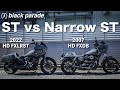 [FXLRST] ST vs Narrow ST Fairing ハーレーSTフェアリング [Black Parade]