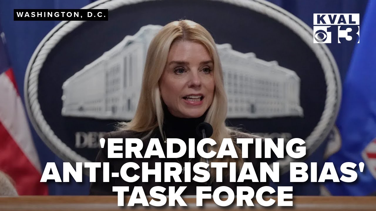 Attorney General Pam Bondi hosts 'Eradicating Anti-Christian Bias Task Force' meeting