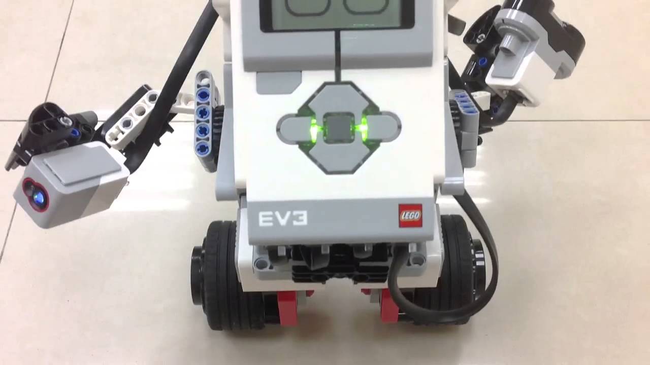 用陀螺儀平衡的樂高機器人ev3男孩 大拇指積木創作教室 Youtube