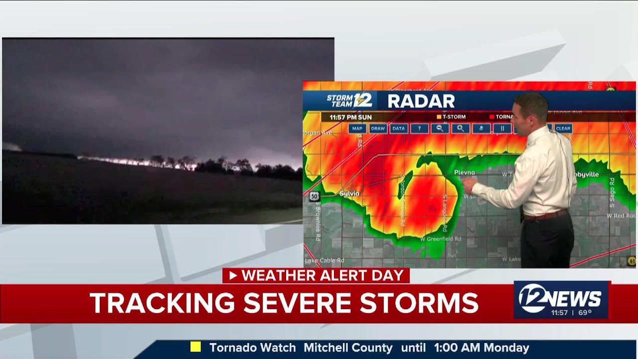 KWCH - Tornado Warning Coverage, 5/18-19/2025 (Greensburg/Plevna Tornado Family)