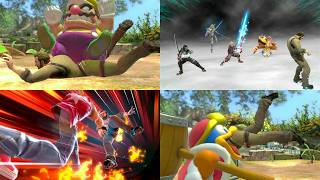 The Entire Smash Roster DESTROYS Chief Hopper (Stranger Things / Fortnite)