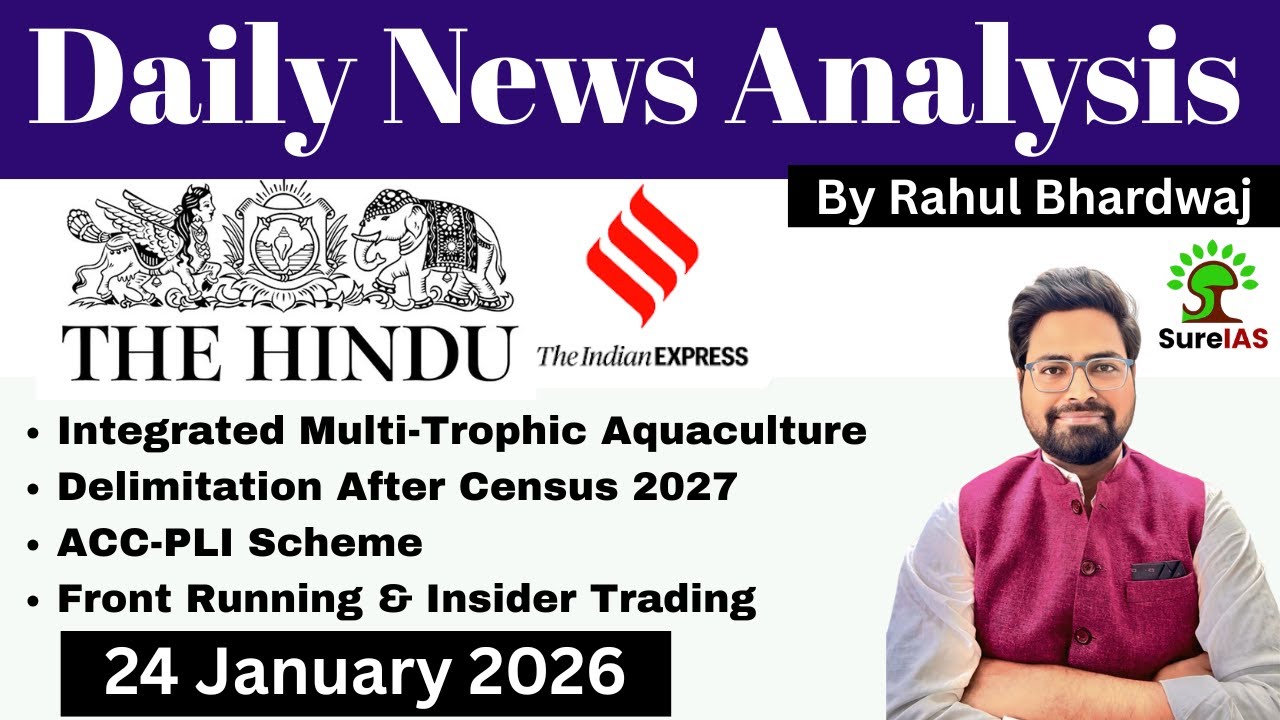 The Hindu & The Indian Express| Daily Current Affairs | UPSC CSE'26 ...