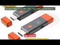 Wireless HDMI-Compatible Video Transmitter and Receiver Ext... — Top Pick 2026 | Unbeatable Price!