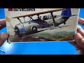 Classic 1980 Matchbox Lesney 1/72 Curtiss  SBC-4 Helldiver Model Kit box & sprue review ref PK-35