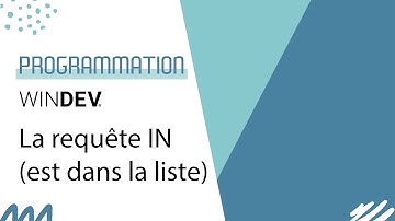 WINDEV : Comment faire une REQUETE SQL IN ?