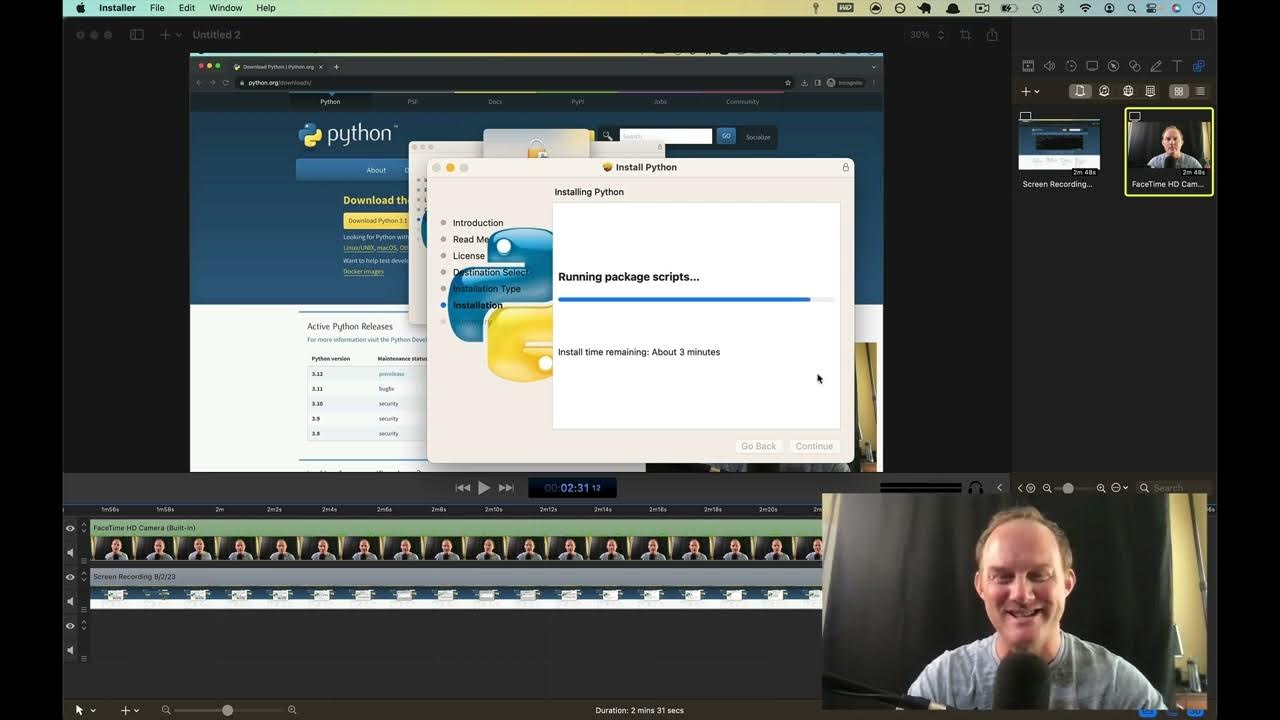 Introduction to Python #3 - Install Python3 and VS Code on a Mac - YouTube