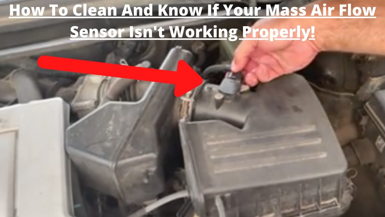 Quick and Easy Way to Clean and See if Your Mass Air Flow Sensor is ...