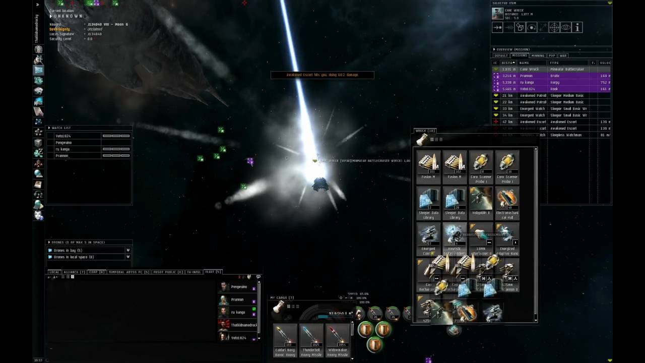 Eve Online WH gank YouTube
