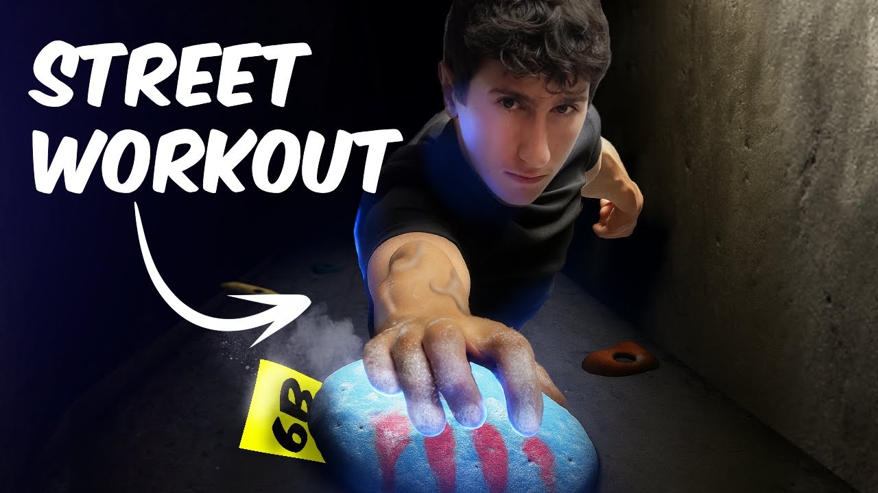 Je TESTE L'ESCALADE ! (alors que je fais du street workout) | ft. @gael.srb