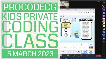 ProCodeCG Kids Private Coding Class - Flurin & Corsin - 5 March 2023