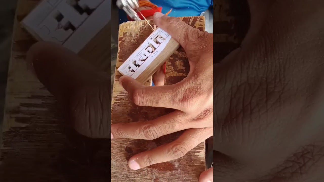 how to make a wood keychain