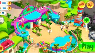 Talking Tom pool android game play / Бассейн Говорящего Тома и его друзья игра screenshot 5