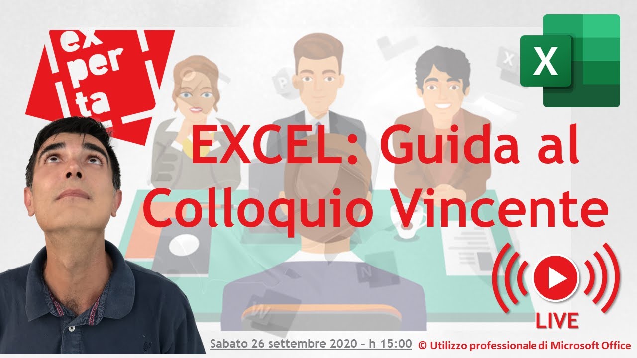 EXCEL: 💼 GUIDA PER UN COLLOQUIO DI LAVORO DI  SUCCESSO - DIRETTA #12