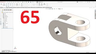 تمارين علي سوليدووركس 2024 || تمرين رقم 65- Solidworks Exercise 65