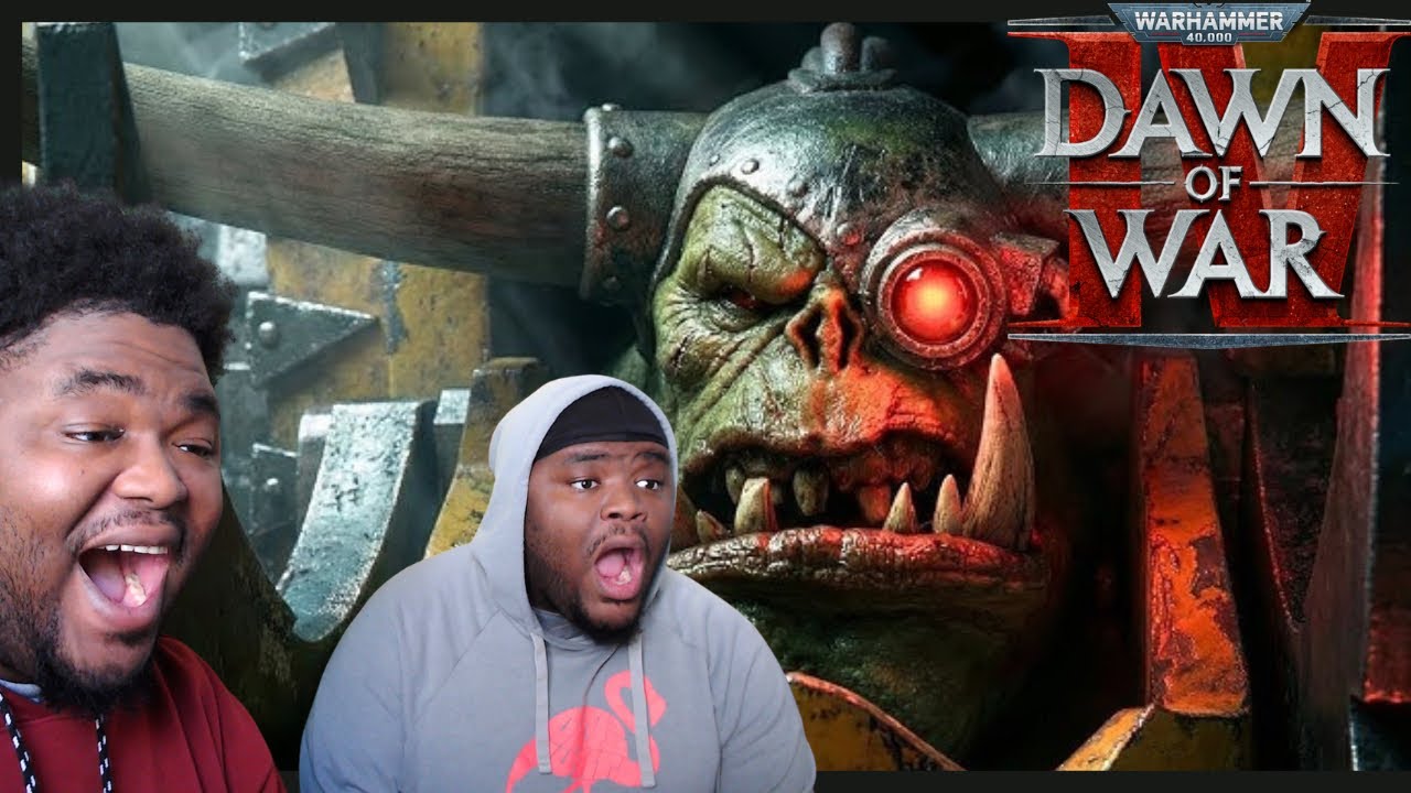 Warhammer 40,000: Рассвет войны 4 – Официальный трейлер фракции орков – РЕАКЦИЯ