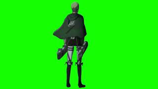 Green Screen Erwin Smith Shinzou Wo Sasageyoooo