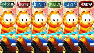 Garfield Kart Furious Racing | Android vs Nintendo Switch vs PS4 vs Xbox One vs PS4 Pro vs PC Ultra screenshot 5
