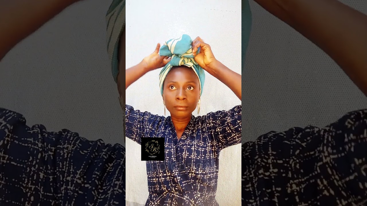 Quick and easy gele head wrap tutorial  