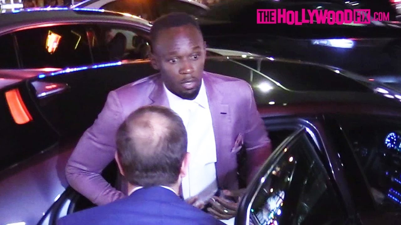 Usain Bolt Arrives To The GQ Men Of The Year Party At The Chateau Marmont 12.8.16