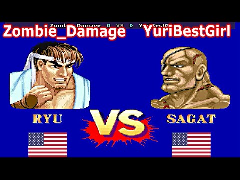 Street Fighter II': Hyper Fighting - Zombie_Damage vs YuriBestGirl