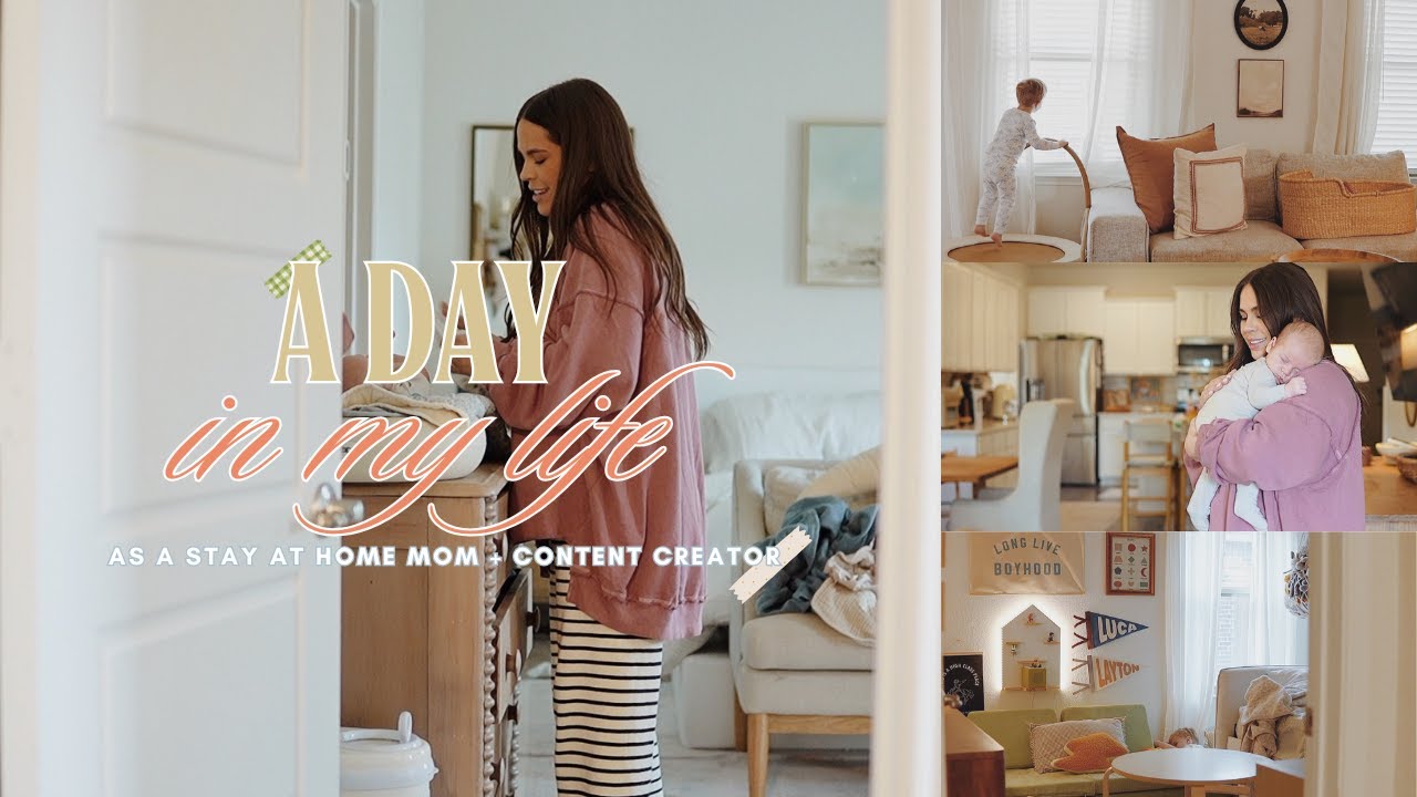 full DITL as a content creator & stay at home mom | Hey Hannah Lee