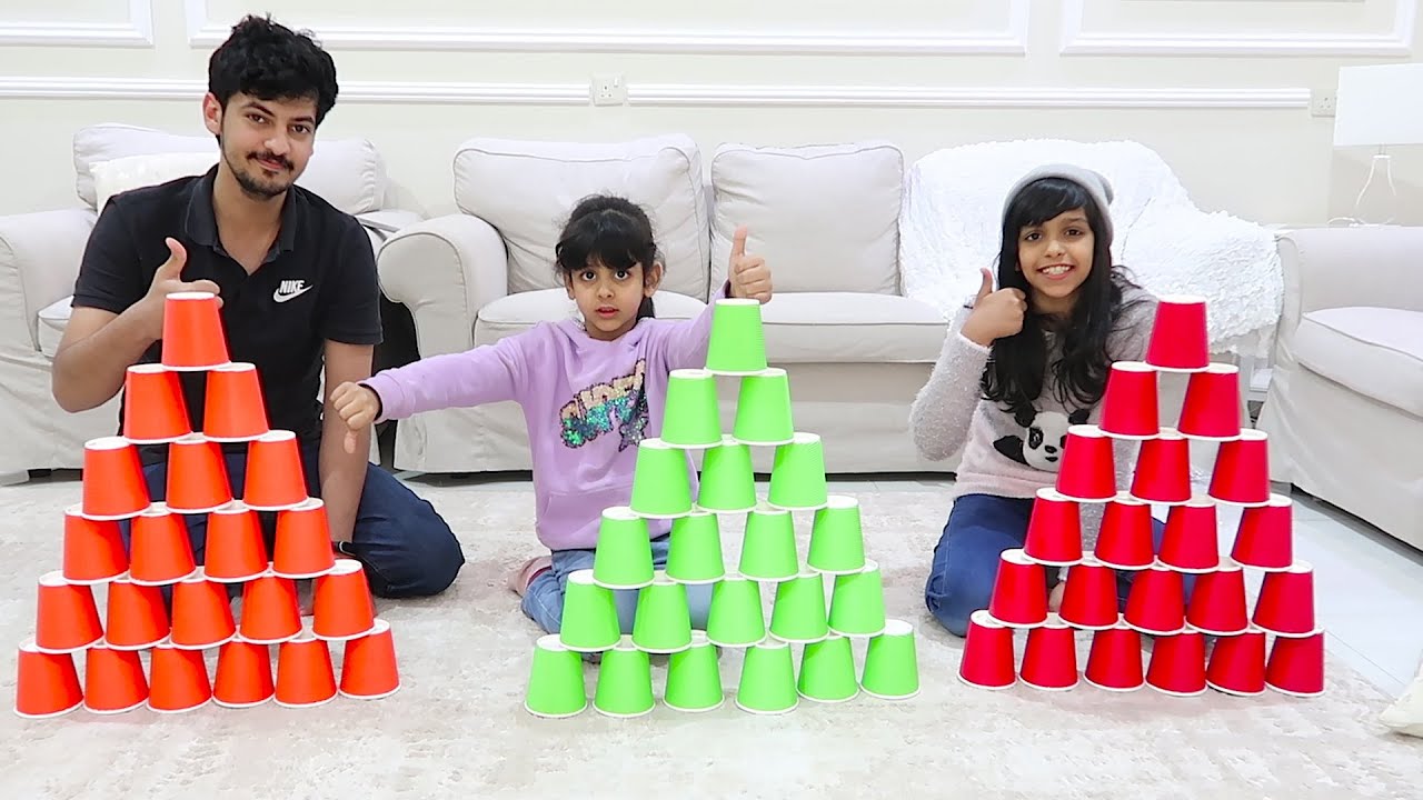 مقلب الأكواب كادي ودحوم مقلبوا جوجو وبكت   !!