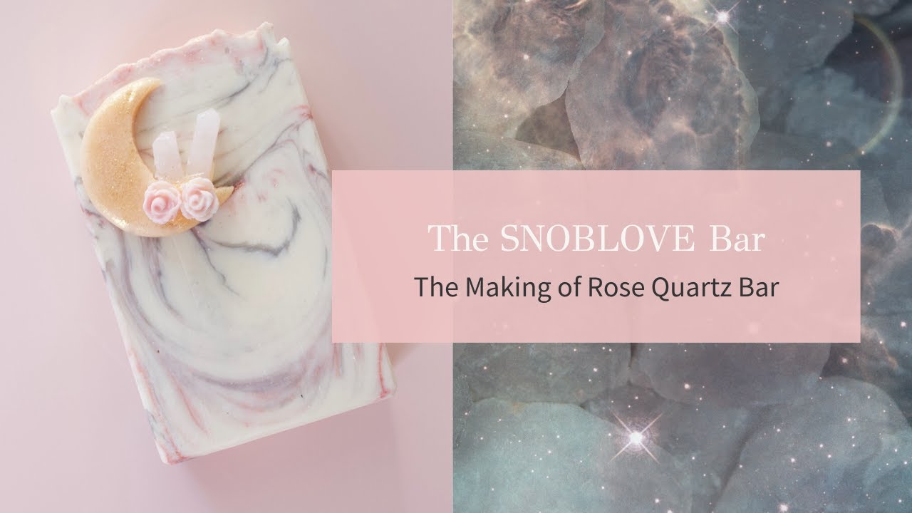 The Making of Rose Quartz Bar II :A Cold Process Soap