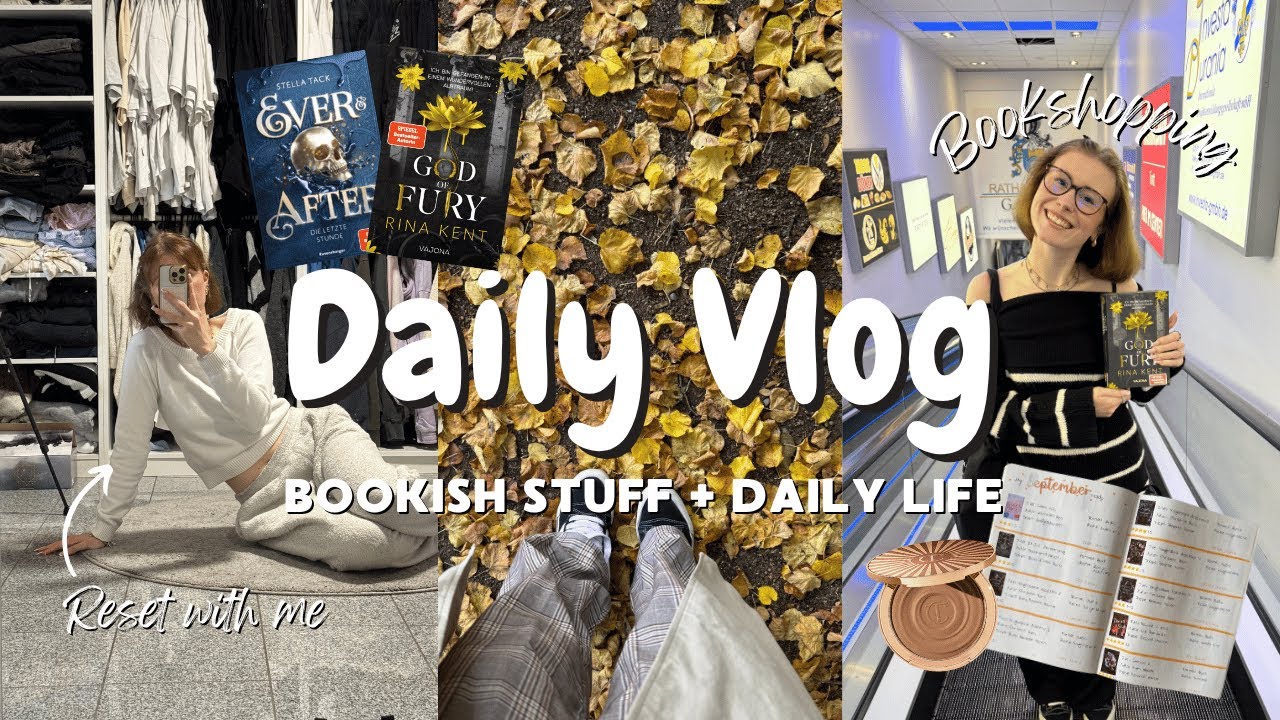 Ein paar Tage voller Bücher ☁️ | Technik-Haul, journal with me, Reset with me,....