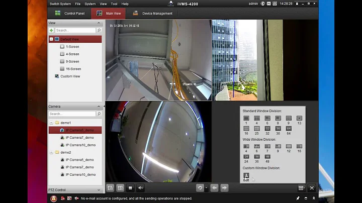 How to batch import Hikvision cameras into groups and create custom views using iVMS 4200