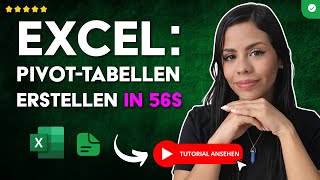 Wie man DYNAMISCHE TABELLEN in EXCEL Erstellt in 56S