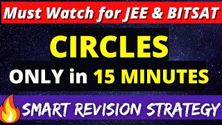 JEE Mains 2022 | Circles IIT-JEE smart revision only in 15 mins By Harshal Sir (BITS Pilani )🔥|BITS