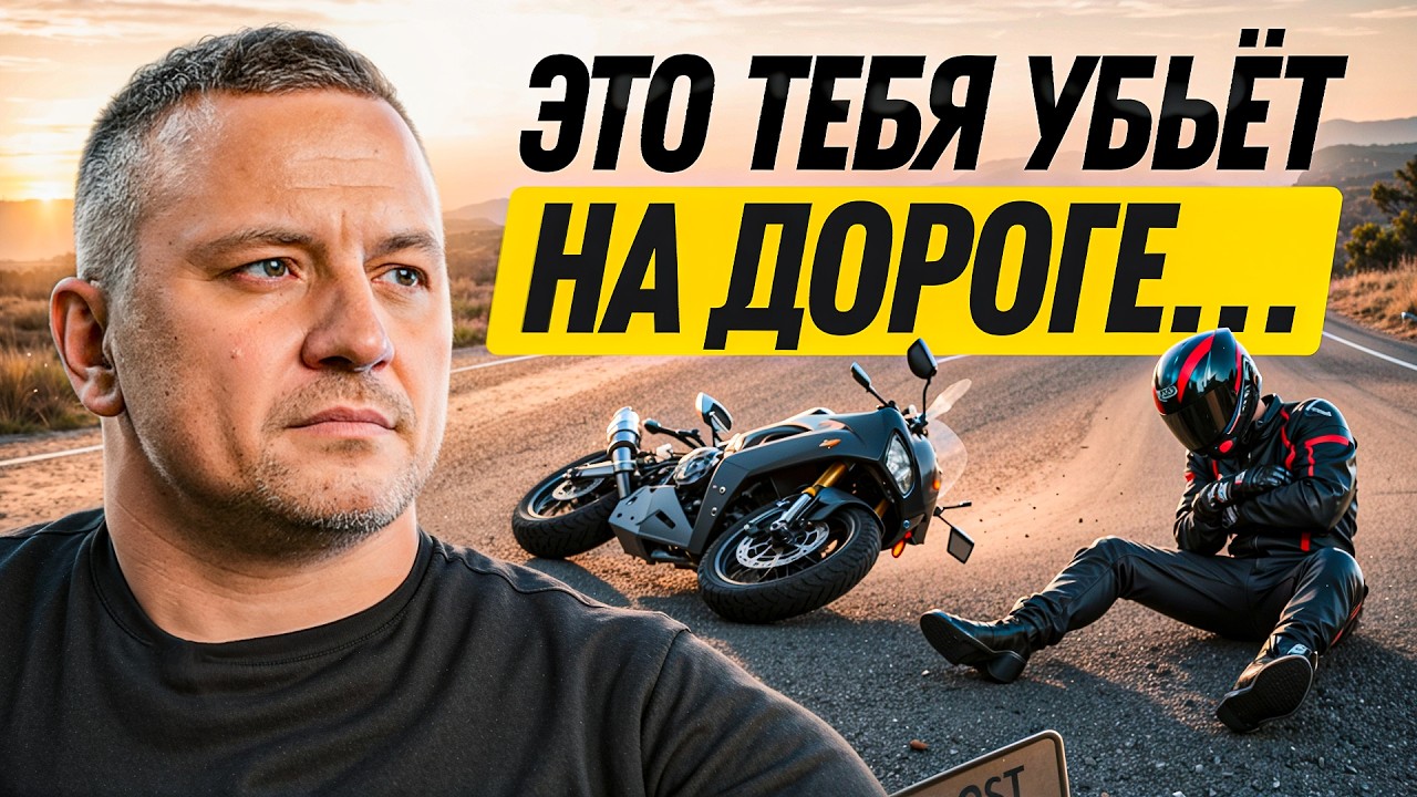 5 ТИПИЧНЫХ причин ДТП на мотоцикле. Как избежать аварии на дороге?
