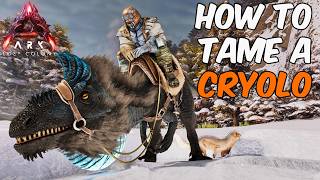 How To Tame A Cryolophosaurus On Lost Colony In Ark Survival Ascended Full Ability Guide