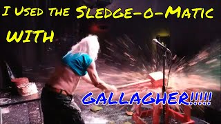 Gallagher and Me Sledge-o-matic Watermelon from stage Richmond Virginia May 11th 2018 Broadberry