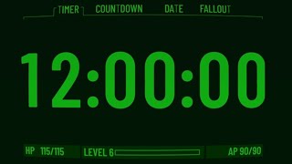 12 Hour timer | 720 minutes timer | Fallout