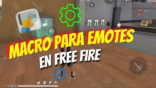 Macro Para Hacer Emotes Insanos En Free Fire | Cómo Hacer Emotes Insanos con Autocliker #macro