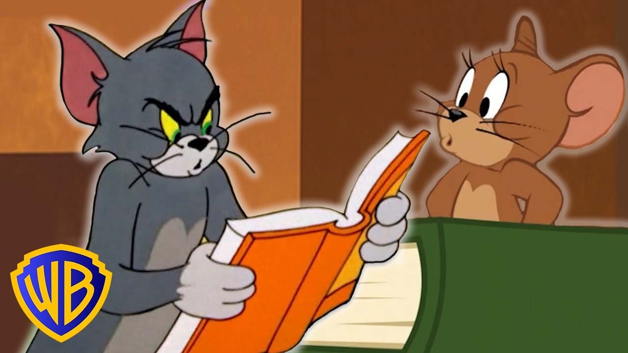 Tom & Jerry Become BOOKWORMS! 📚💥 | Tom & Jerry | #kidscartoons  @wbkids